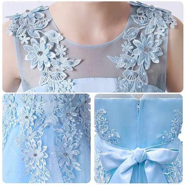 Girls' Princess Girl Flower Dress Kid's