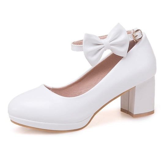 Bow Weddings Girls' - Shoes for Perfect White Mary Jane