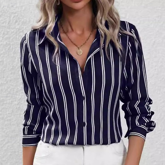 Women's Shirt Summer Shirt Casual Shirt Button Up Shirt