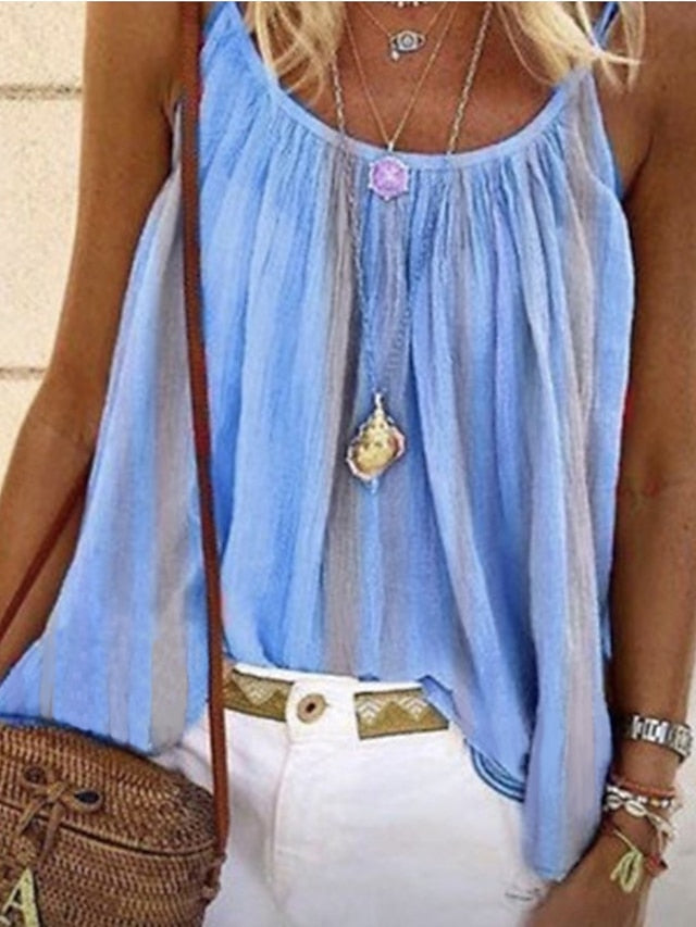Women's Camisole Tank Top Camisole Summer Tops Yellow Pink