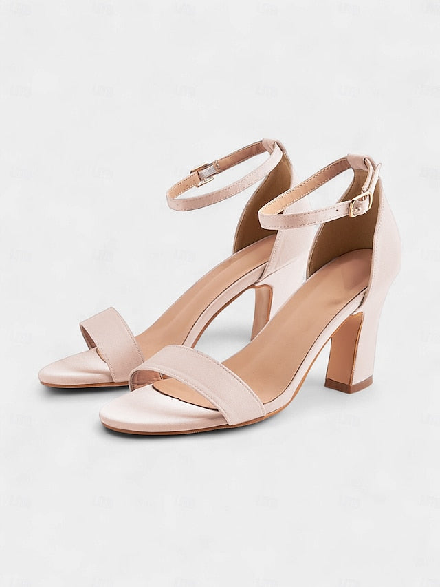 Toe High Ankle Blue - Heel Open Sandals Strap Women's Light