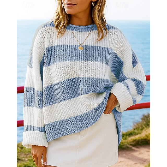 Women's Lounge Top Knitted Sweatshirt Long Sleeve Top