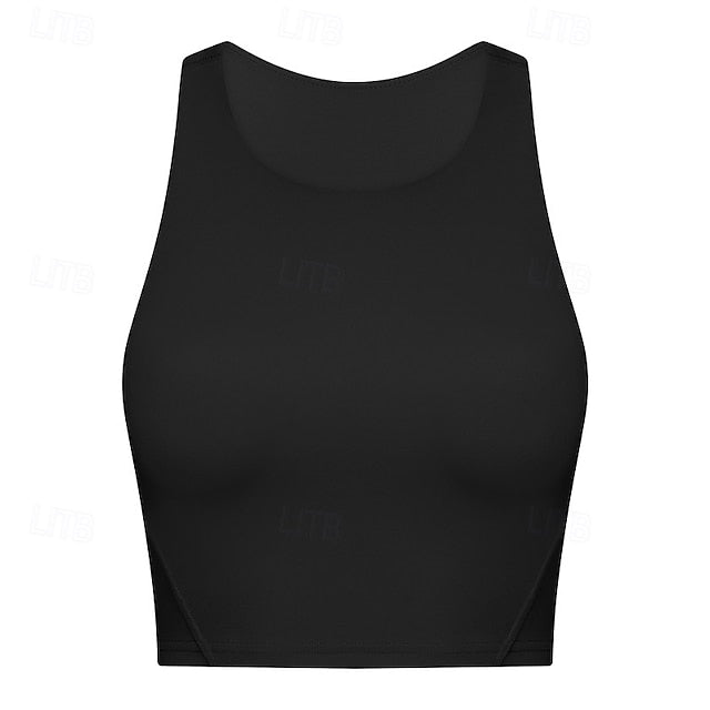 Women's Racerback  Bra Sports Tank Top Padded Sleeveless