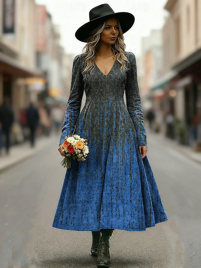 Women's Midi Dress A Line Dress Vacation Casual Daily