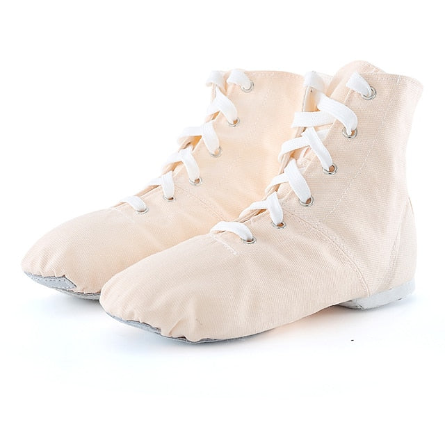 Women's Children's Soft Sole Dance Shoes, Lace-Up