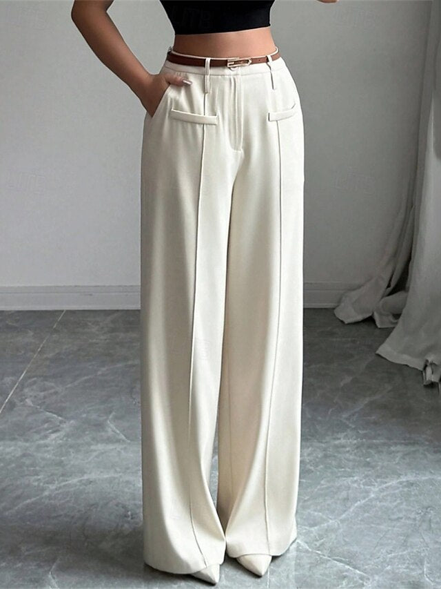 Women's Wide Leg Pants Trousers Palazzo Pants Fashion