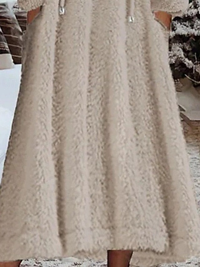 Women's Midi Dress Casual Dress Winter Dress Fashion Modern