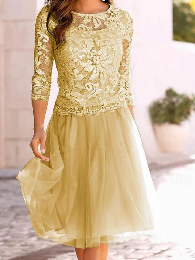 Guest A-Line Bride Mother of Dress Wedding the Beach