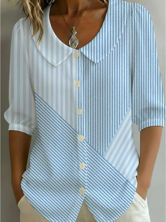 Women's Shirt Floral Graphic Elegant Bohemia Vacation V