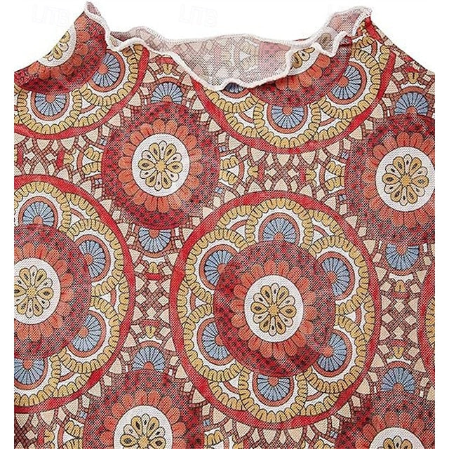 1970s Outfits for Women Bell Sleeve Tops Disco Outfit Floral