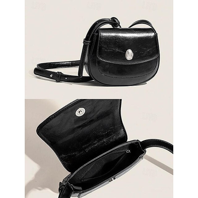 Small White Shoulder Chic for Stylish Women Leather - Bag