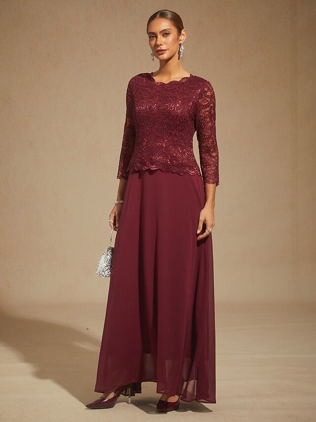 Women's Midi Dress Chiffon Dress A Line Dress Elegant