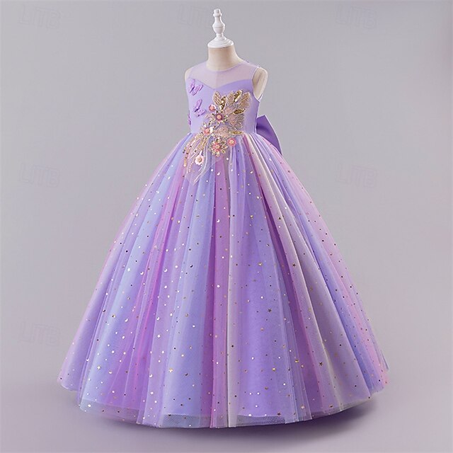 Girls' Princess Kid's Dress Girl Flower