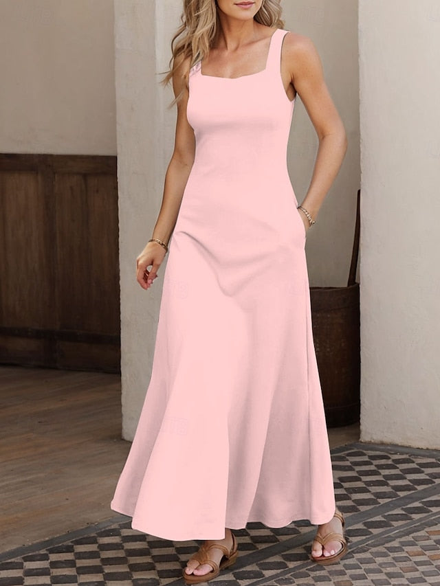 Women's Maxi Dress A Line Dress Summer Dress Off The