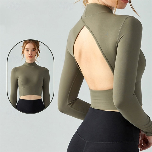 Women's Sports shirts pilates top Sports Top Skin Friendly