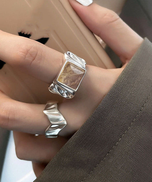 Sterling New Silver And Wrapped Silk Wrinkled Edges Candy