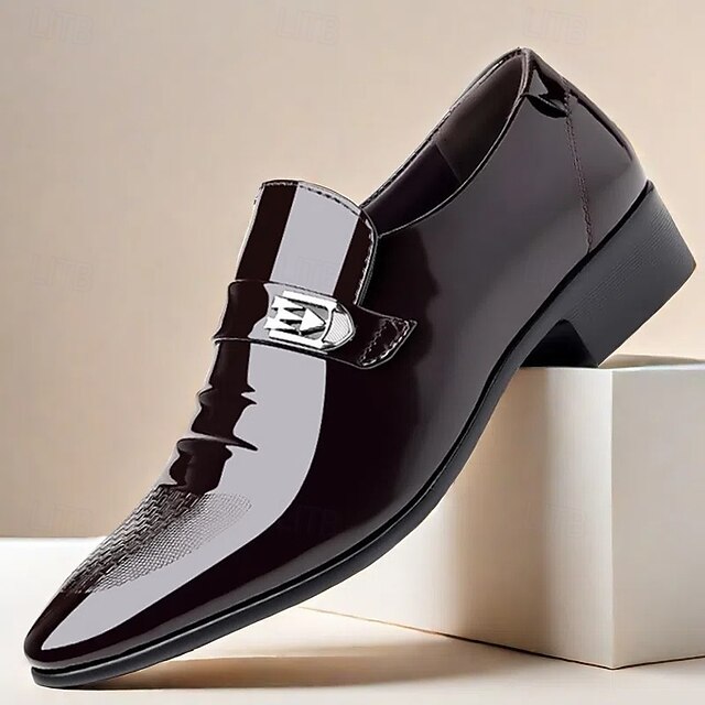 Slip-On – Shoes Men's Patent Classic Leather