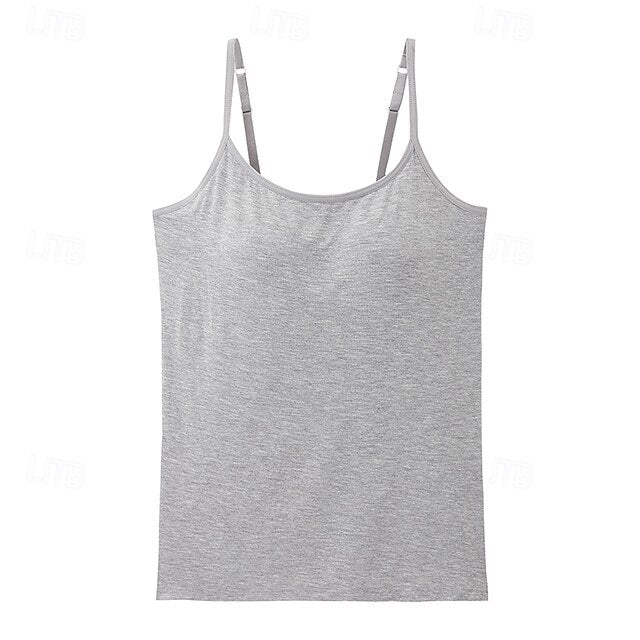 Multi Packs 3pcs Women's U Neck Sleeveless White+Black+Blue