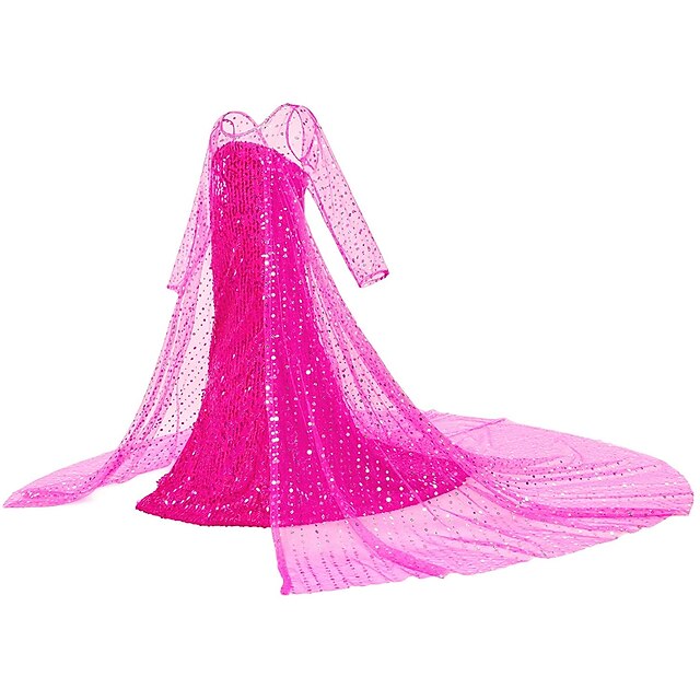 Princess Elsa Dress Movie Girls' Flower Frozen Girl