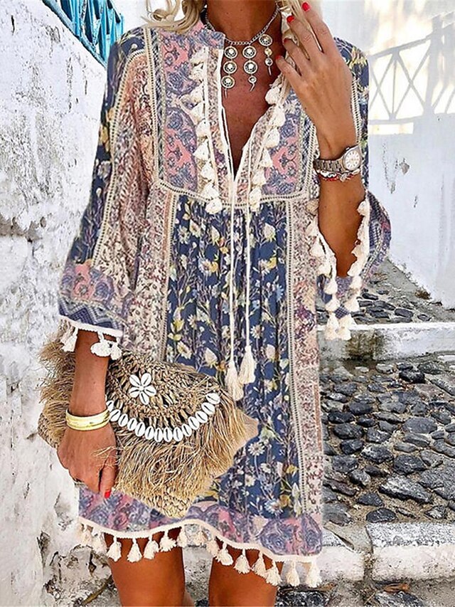 Women's Mini Dress Petite Dress Casual Dress Long Sleeve