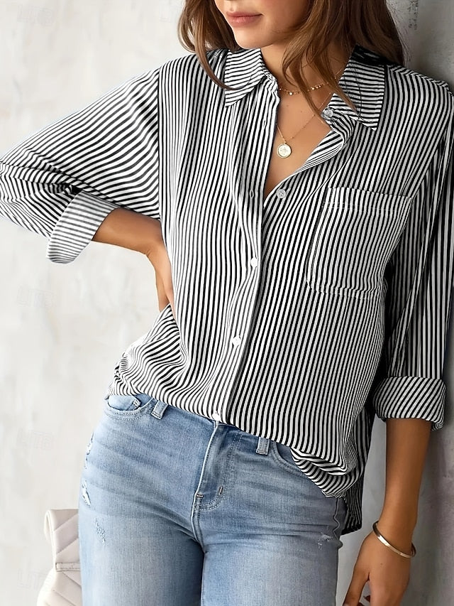 Women's Shirt Button Down Shirt Casual Shirt Blouse Buttons