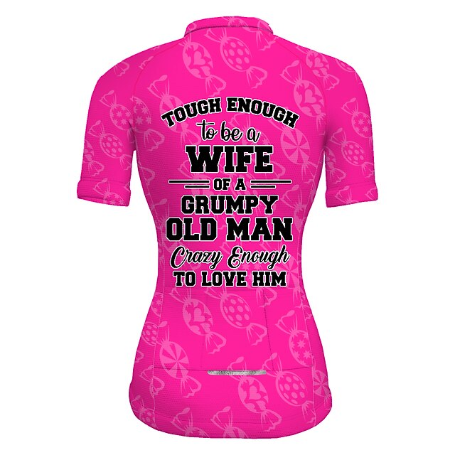 Women's Cycling Jersey Graphic Funny Short Sleeve Bike