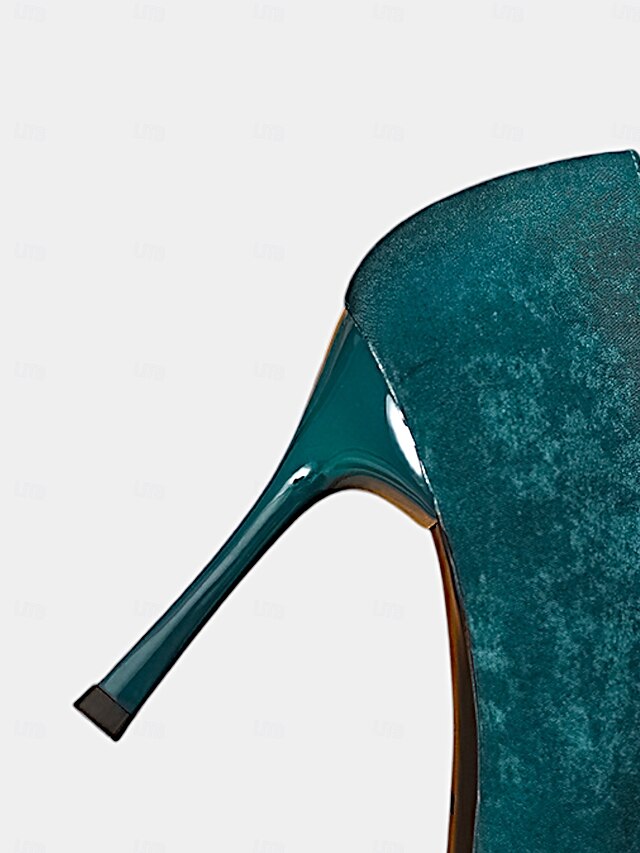 Toe Pointed Buckle Elegant – Women's Champagne Heels