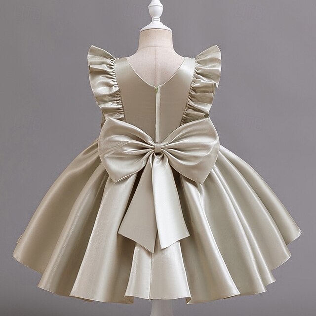 Party Sleeveless Toddler Wedding Girls' Floral Dress