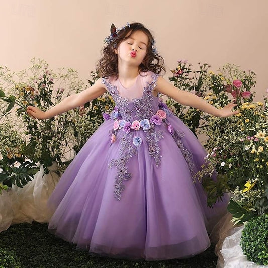 Dress Princess Flower Girls' Girl Kid's