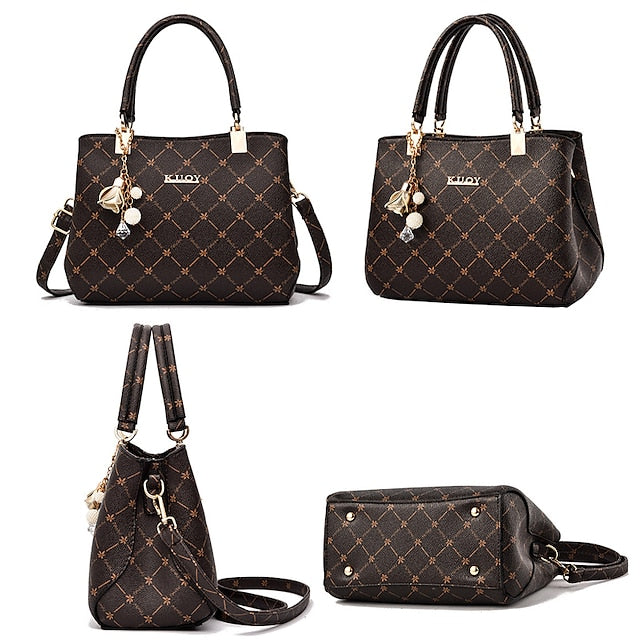 Men's PU Bag Party Leather Shoulder Women's Handbag