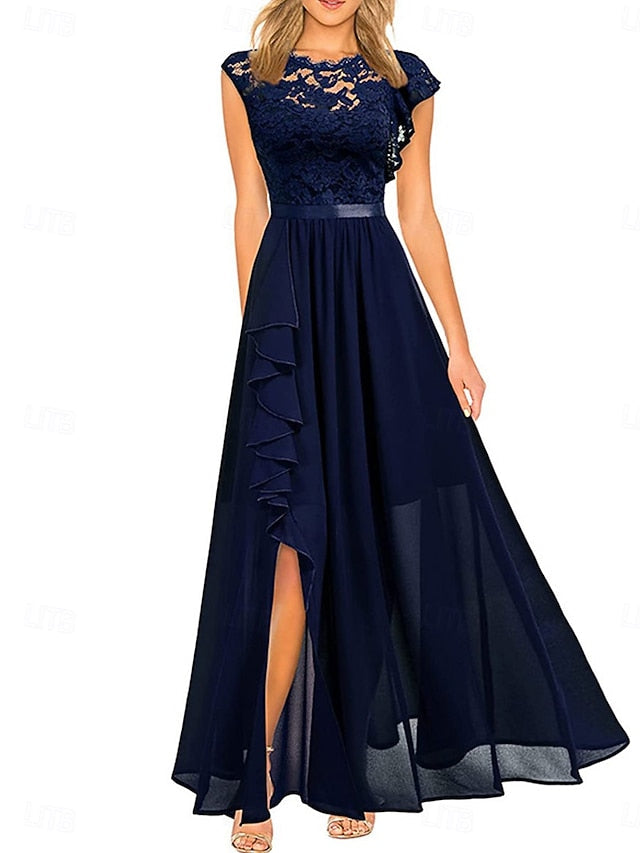 Elegant Mother Guest the Jewel Wedding Bride Dress Casual of