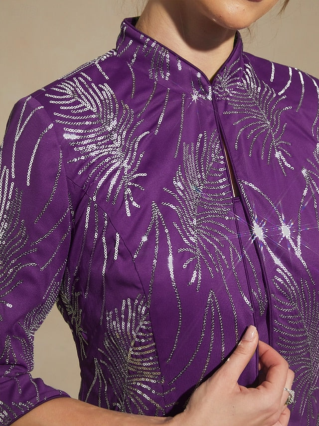 omen's Twinset Blouse Dressy Tops Evening Tops Feather