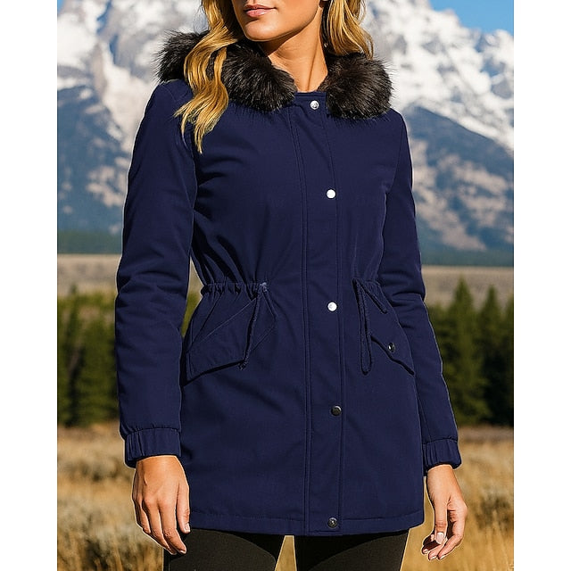 Women's Hiking Jacket Fleece Jacket Winter Coat Thermal
