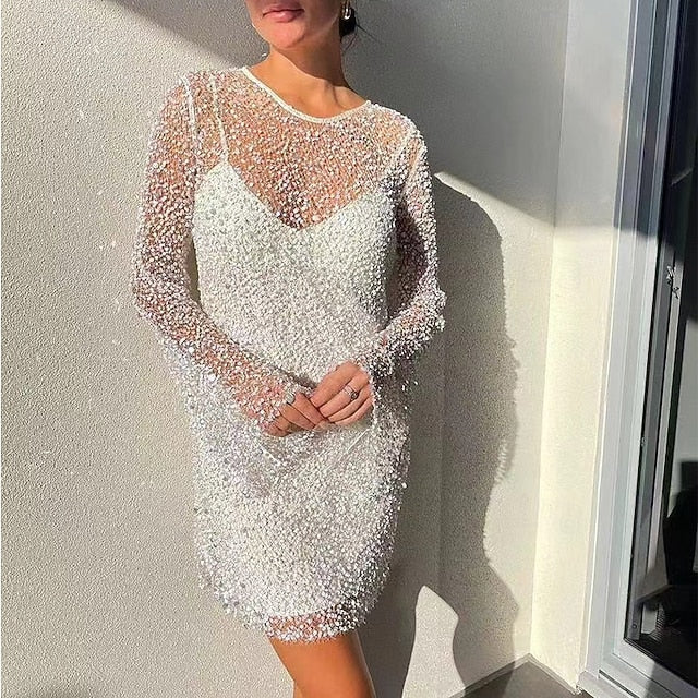 Women's Mini Dress Cocktail Dress Two Piece Dress Fashion