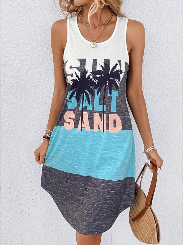 Women's Mini Dress Summer Dress Vacation Casual Beach Daily