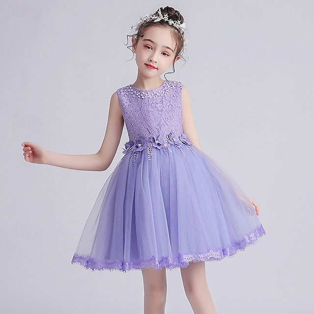 Dress Girls' Kid's Girl Flower Princess