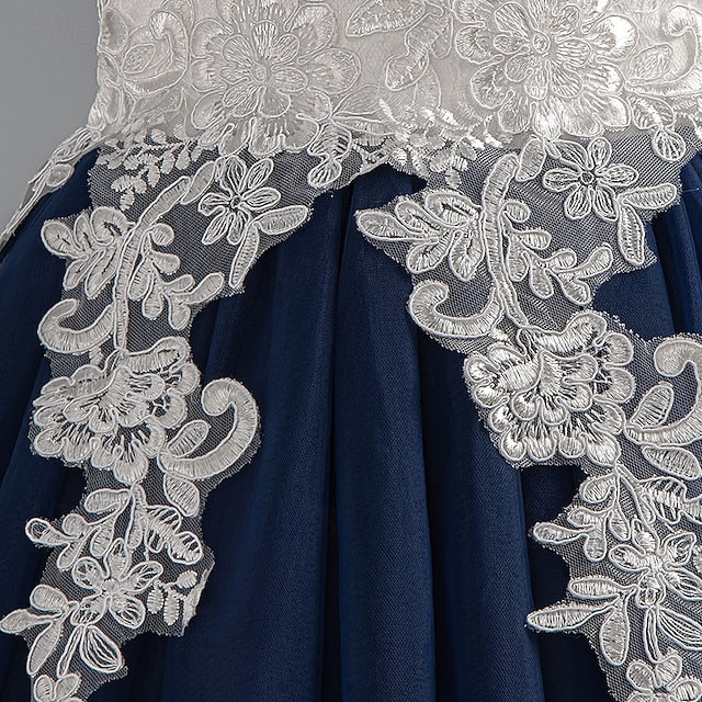 Sleeveless Party Special Floral Dress Kids Girls' Wedding