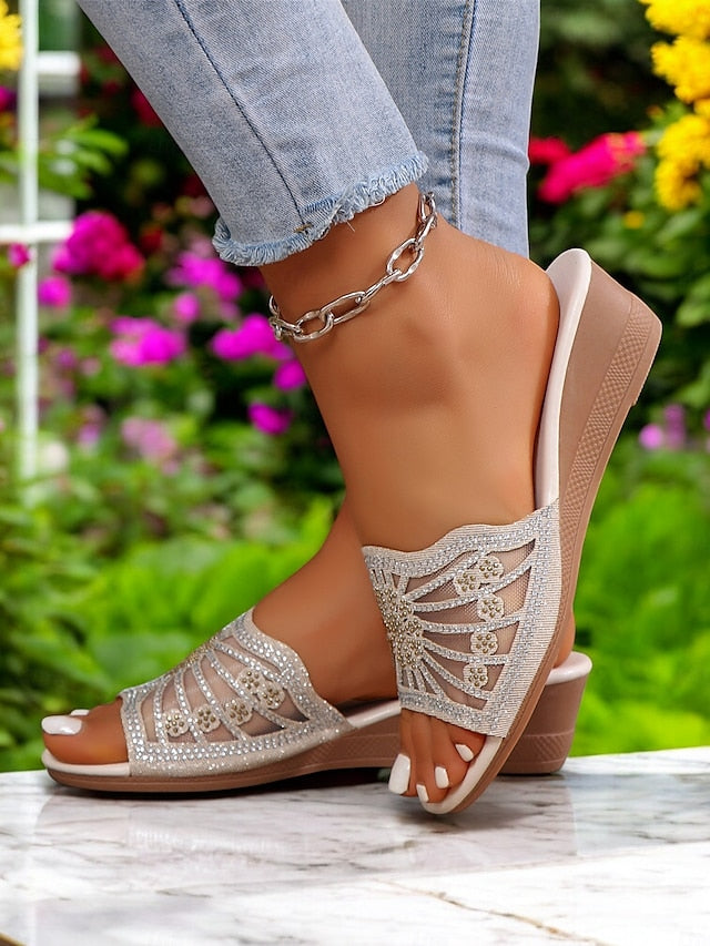 Classic - Women Black Heel Strappy Block Chic for Sandals Ankle