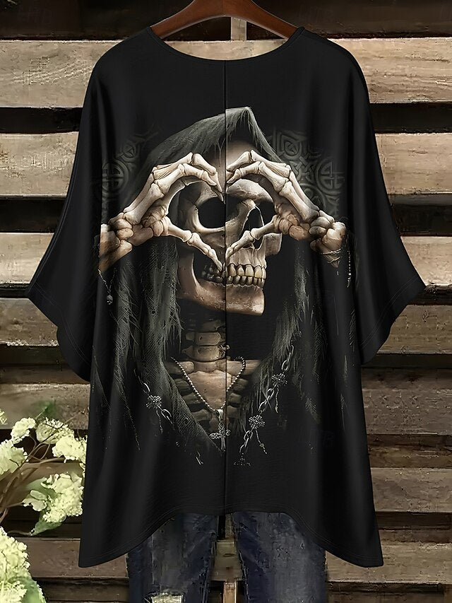 Women's Blouse Graphic Vintage Daily Casual Short Sleeve