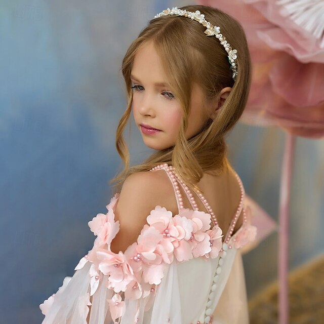 Dress Flower Party Communion Girl First Girls'