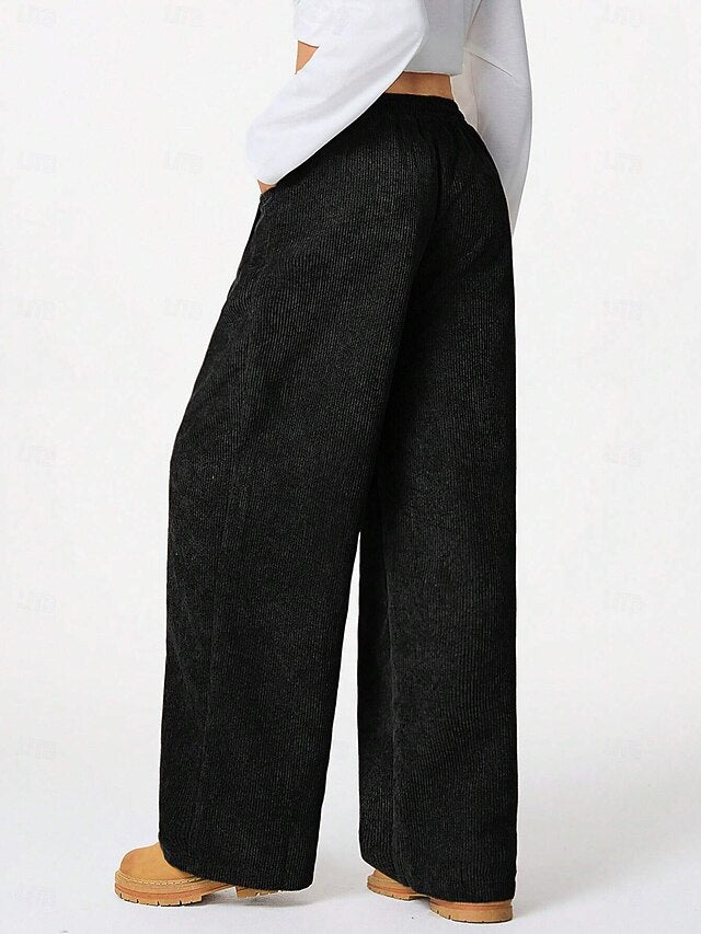 Women's EU / US Size Wide Leg Pants Trousers Comfort Casual