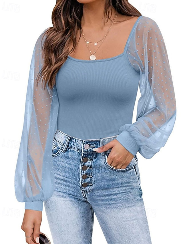 Women's Blouse Dressy Tops Chiffon Tops Tight Tops Ruched