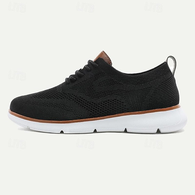 Knit Lightweight Casual Breathable - Walking Men's Sneakers