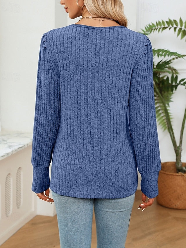 Women's Sweater Pullover Daily Stylish Casual Color Block