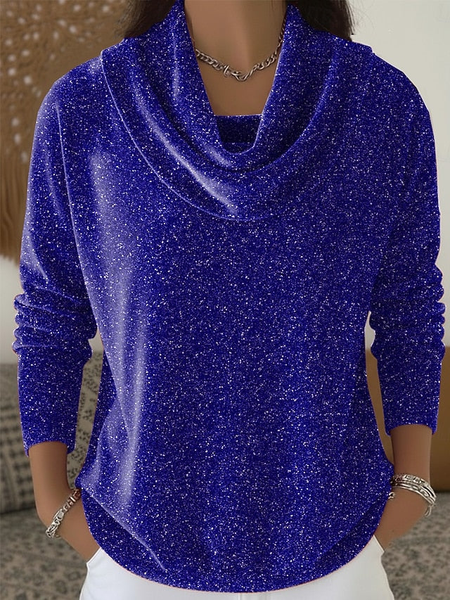 New Year Women's Velvet Sparkly Vintage Tropical Stylish