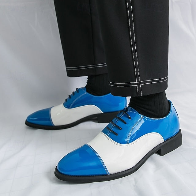 Oxford and Polished Men's Blue with Shoes White