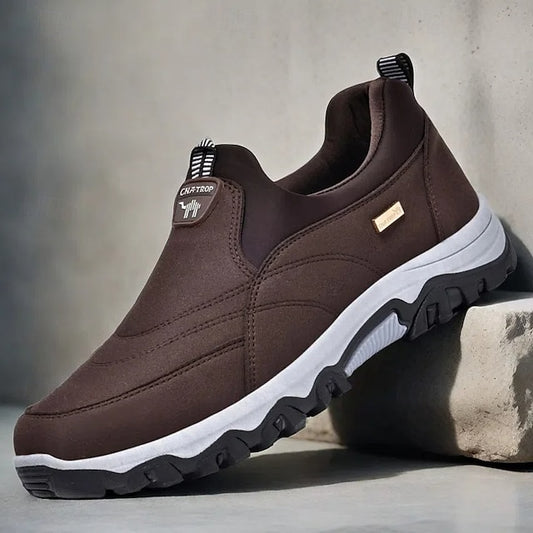 PU Breathable Loafers Men's Slip-Ons Leather