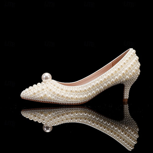 Wedding Shoes Party White Women's
