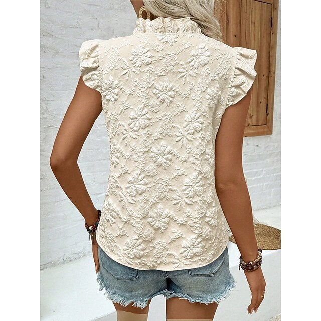 Women's Tank Top LOVE Floral Plants Fashion Modern Casual