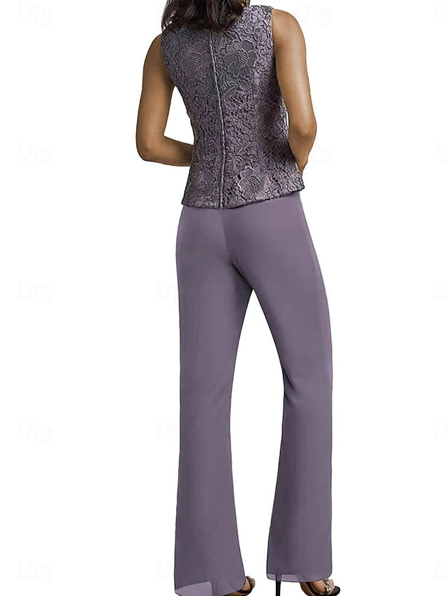 Dress Bride Wedding Mother of Guest the Simple Pantsuit Elegant